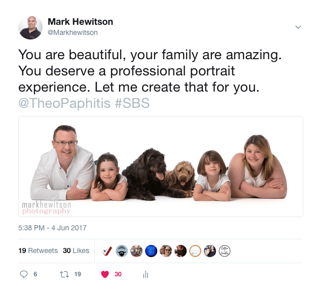 SBS Winning Tweet